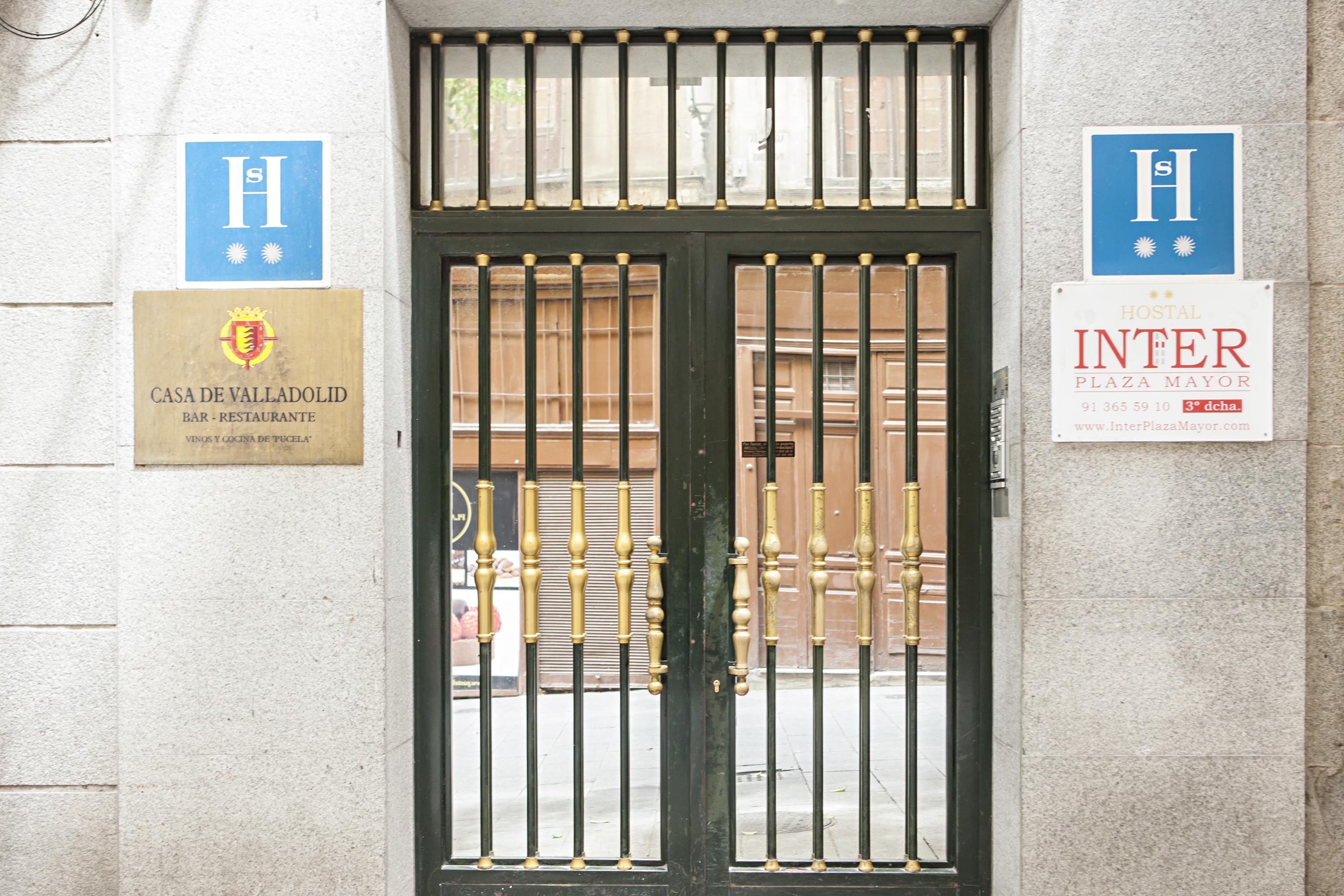 Hostal Inter Plaza Mayor Madrid Dış mekan fotoğraf